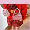 Red Pearl Adorable Handheld Princess Purse For Little Girls With Charming Design Cartoon