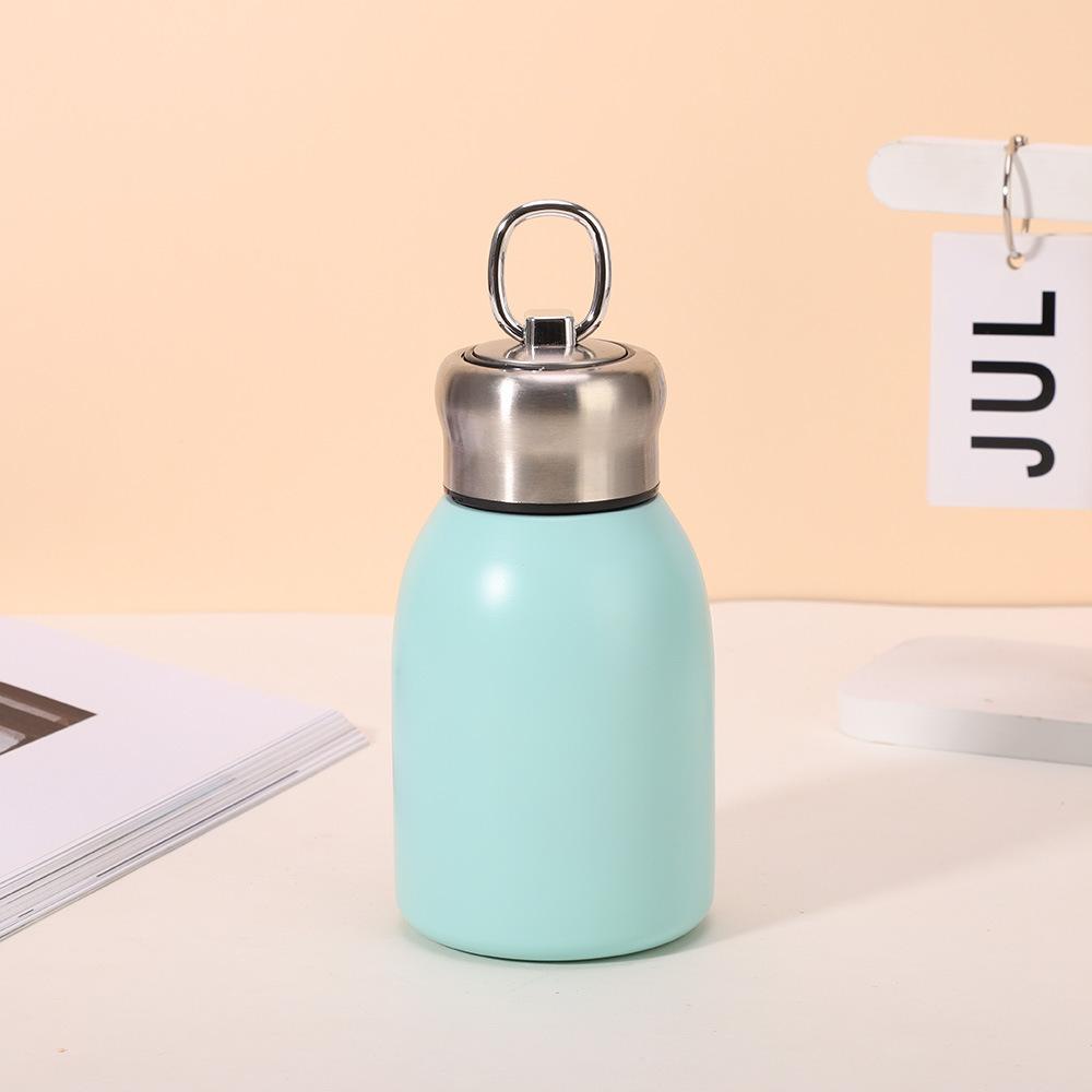 New High-value Mini Chubby Ding Big Belly Cup 304 Stainless Steel Vacuum Thermos Portable Ring Tumbler