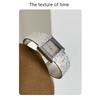 Light Luxury Women's Square Small Gold Watch Light Luxury Steel Strip Retro High End Versatile Watch Texture Quartz Watches