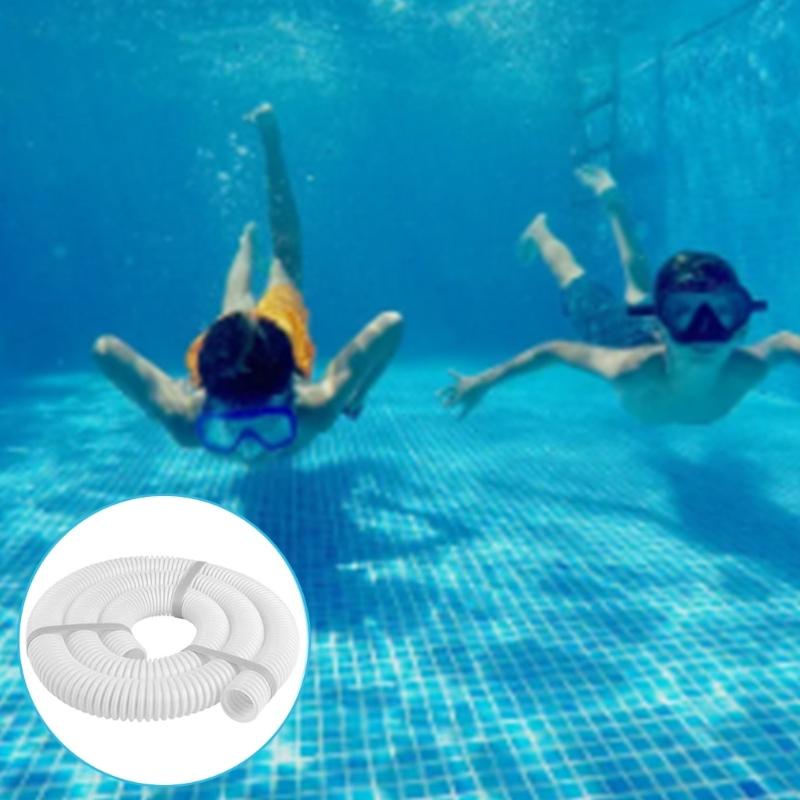 Pool Filter Hose Swimming Pool Maintenance Part Pool Repair Hose Plastic Texture Suitable for Improved Water Quality