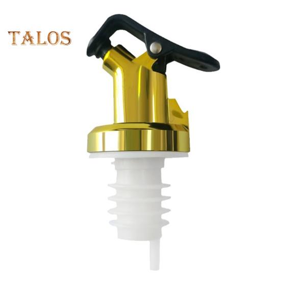 

Пробка для бутылки с маслом, герметичная, с носиком для заливки масла, с защитой от проливания, автоматическая система для заливки масла для кухни, ресторана, бара 1pc золотистый