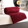 Golden Turtle Velvet Solid Color Flannel Blanket - Multifunctional Coral Fleece Cover, Single/Double.