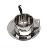 Rustproof Stainless Steel Coffee Cup Double Walled Latte Cappuccino Cup Double Walled Cup  Cafe