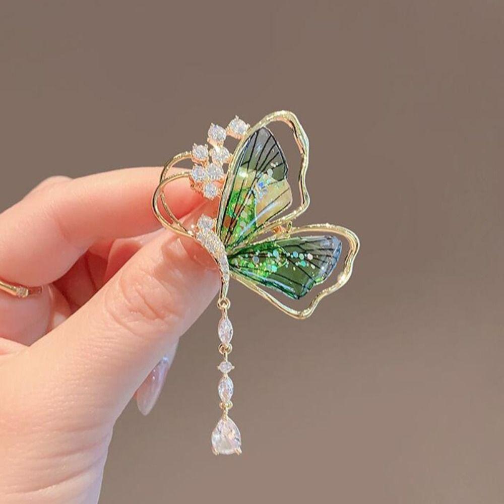 Dragonfly/Butterfly Shaped Badge Pin Rhinestone Suit Collar Pins Jewelry Pin  Clothing Accessories
