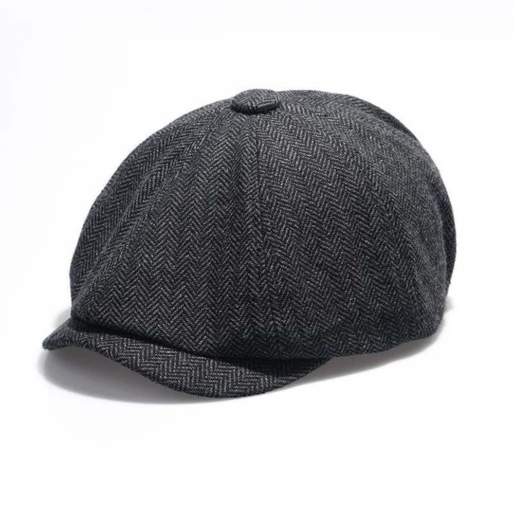 Hats Outdoor Cycling Caps Windproof Men Berets Men Winter Hats Newsboy Berets Octagonal Hats