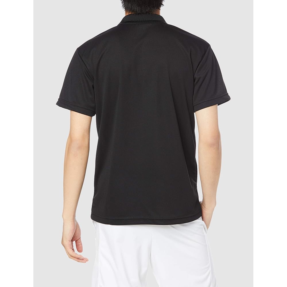 New Balance Polo Shirt, Game Polo Shirt, Black (BK), Japan Size XL (equivalent to Japanese size XL)