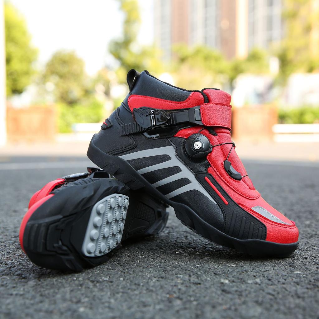 Scarpe da moto Soubu da uomo, stivali da fuoristrada per tutte le stagioni, attrezzatura da corsa corta da viaggio