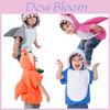 Disfraz de Tiburón para Niños en 3 Colores – Encantador Atuendo de Tiburón para Fiestas