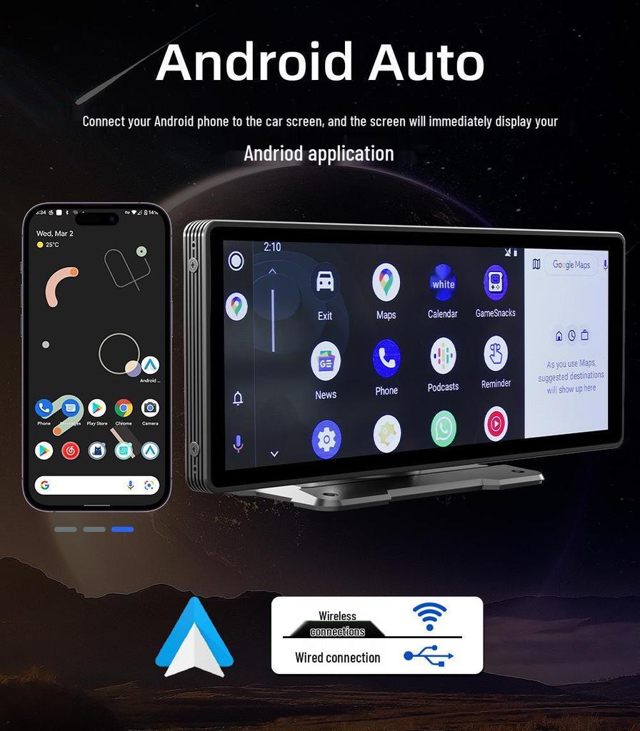 10.26-Inch Smart CarPlay Navigation Bluetooth Android MP5 Player