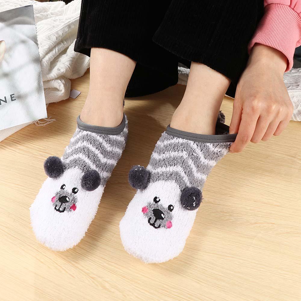 Animal Rabbit For Girls Cartoon Dog Winter Hosiery Korean Ankle Socks Floor Socks Women Sleep Socks