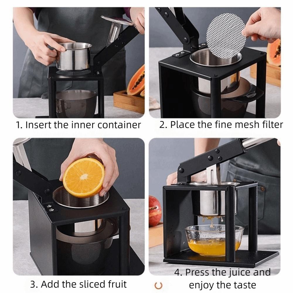 Hand Press Manual Juice Extractor Thickened Fruit Juicer Portable Manual Juicer  Restaurant