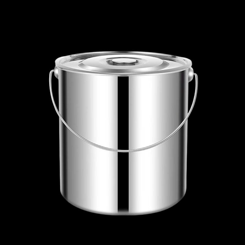 BAILOCK 304 Stainless Steel Portable Storage Bucket with Lid
