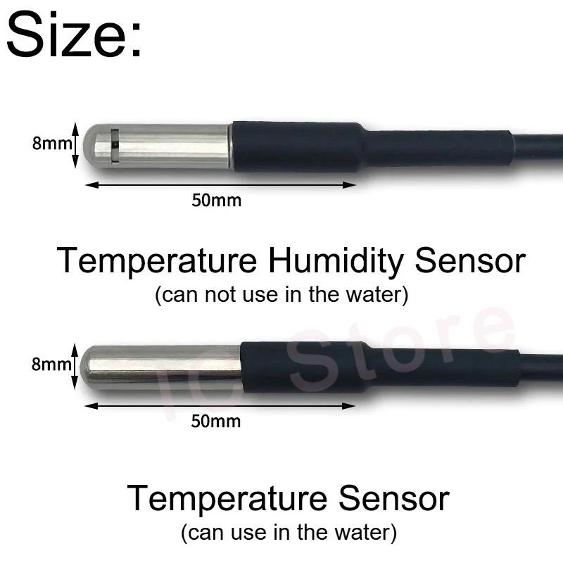 1 Stück SHT40 SHT30 SHT20 SHTC3 SHT45 SHT35 SHT31 Digitaler Temperatur- und Feuchtigkeitssensor Edelstahl-I2C-Sonde mit IIC-Schnittstelle
