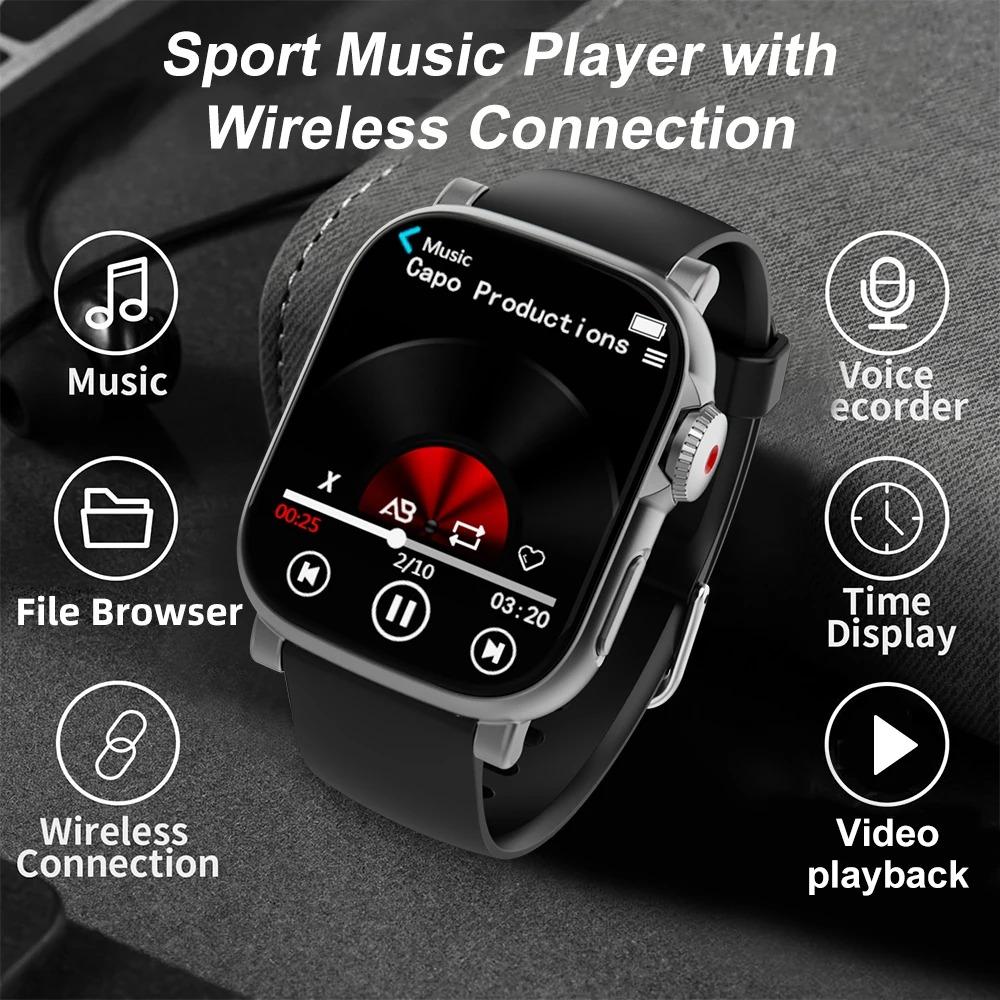 NEW Smart Watch MP3 Player Bluetooth 5.4 Connected Phone HIFI Music Fitness Sports Bracelet,Video,Heart Rate Monitor Sport Smart Watch