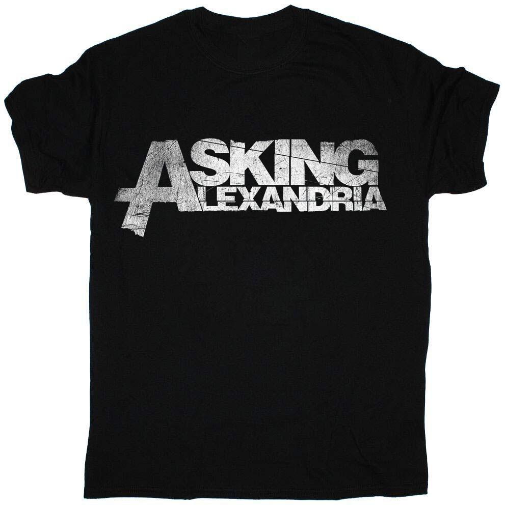 Винтажные футболки Gildan Asking Alexandria ЛОГО Унисекс S-5XL LO145 Унисекс Футболка M