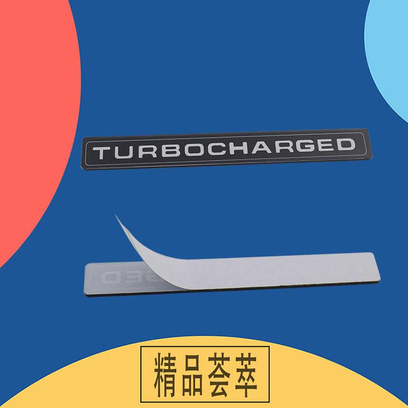 Premium TURBOCHARGED POLICE INTERCEPTOR For Utility Sedan V8 Decal Emblem Badge Sticker