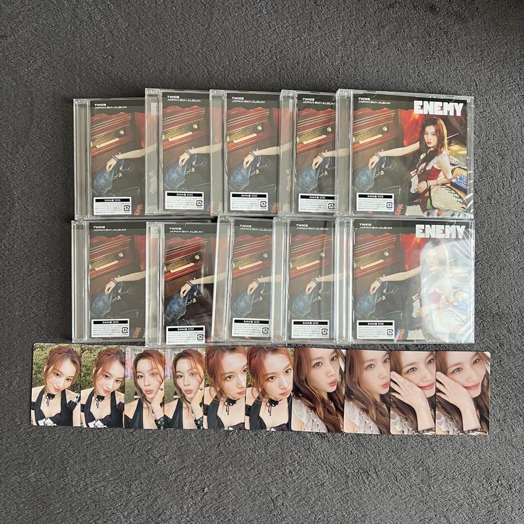 [USED] TWICE ENEMY Solo Edition Sana Edition SANA Edition 10 pieces