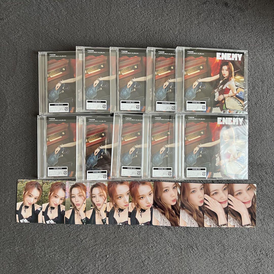 

[USED] TWICE ENEMY Solo Edition Sana Edition SANA Edition 10 pieces