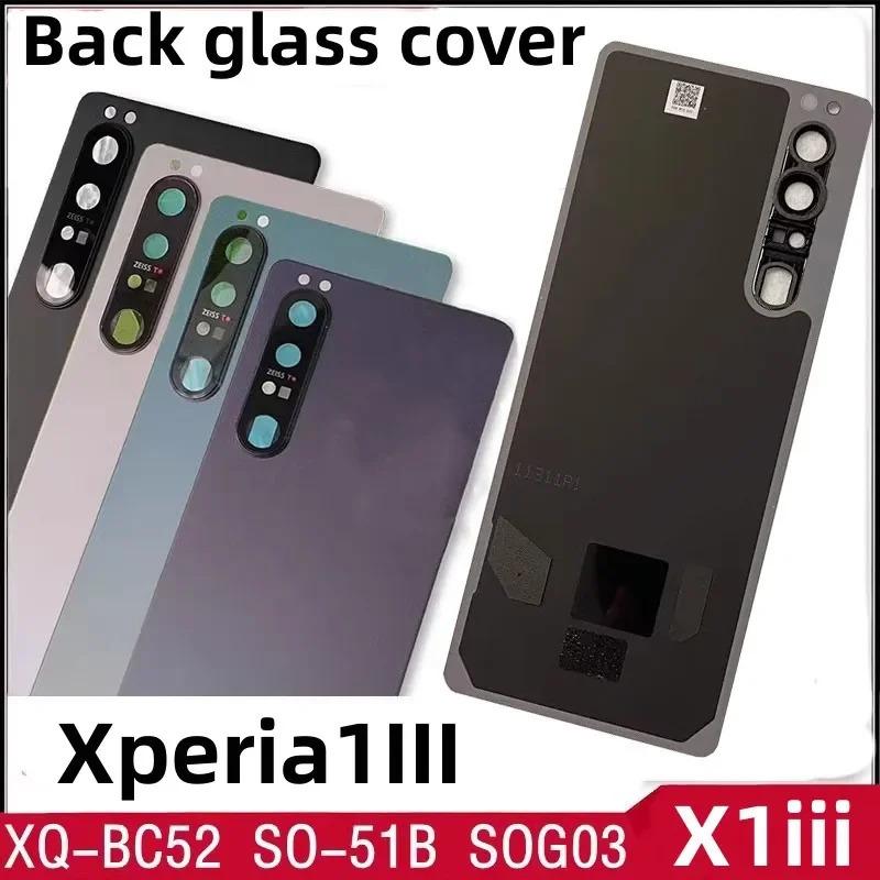 Cover posteriore per Sony XPERIA 1iii Mark3 XQ-BC72 X1III XQ-BC52 SO-51B SOG03 telefono Cover posteriore Sostituzione pannello posteriore