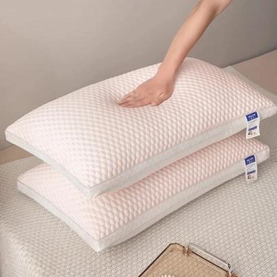 1PC New Feather Silk Pillow Cool Doudou Ice Silk Pillow Breathable Mesh Edge Three-dimensional Pillow Core