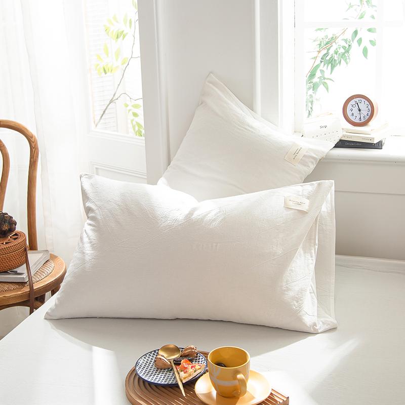 All-Cotton Pillow with Pillowcase: 48x74cm for Adults, 30x50cm for Kids, or 40x60cm for Students.