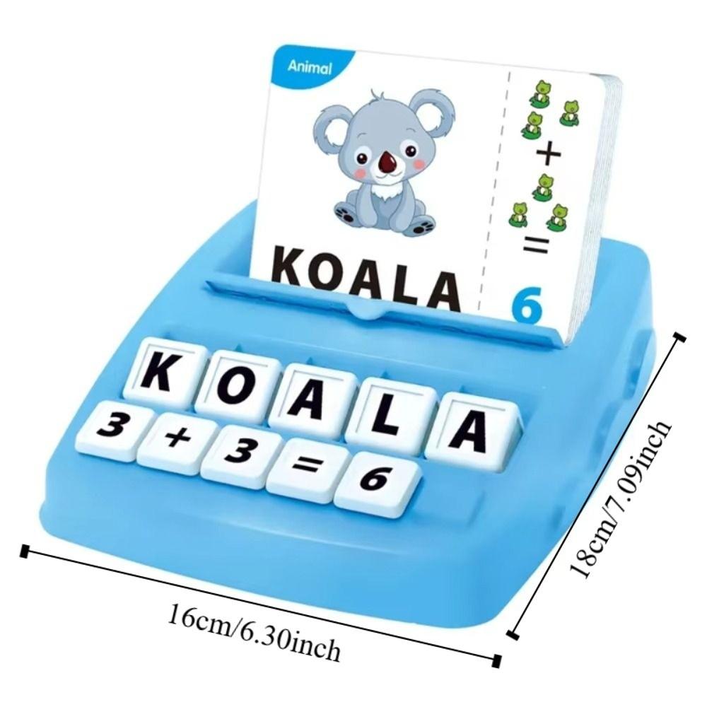 Alphabets Number Number Cognition Early Math Game Paper Sight Words Spelling Game  Children'S Gift