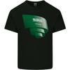 Curled Saudi Arabia Flag Arabian Day Football Kids T-Shirt Childrens