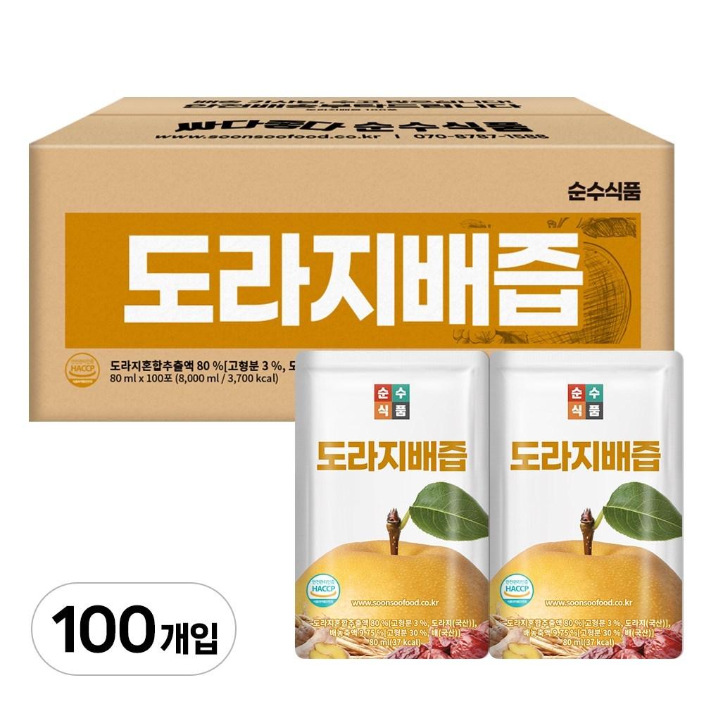 Sunsoo Food Balloon Flower & Pear Juice 80ml 100 Pcs