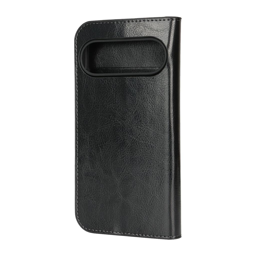 For Google Pixel 10 Pro XL Case Crazy Horse Texture Split Leather Wallet Phone Cover