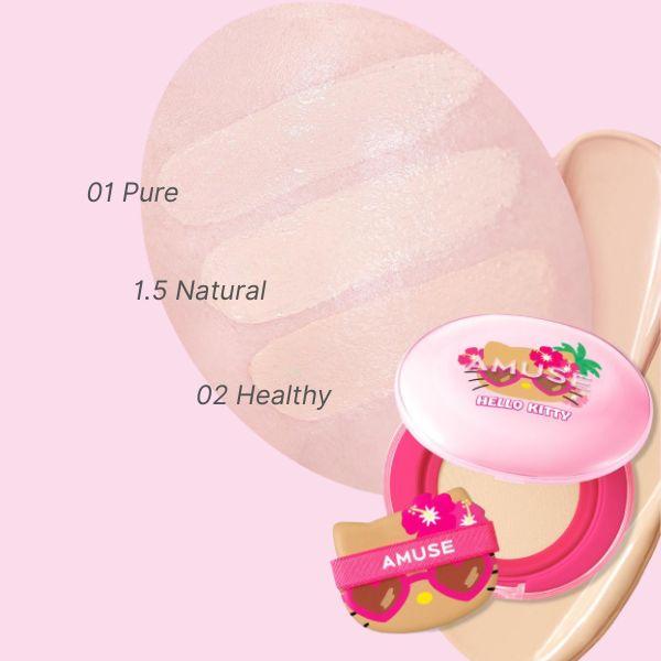 Poduszka AMUSE Dew Power 15g*2szt. [AMUSE x Tanning Hello Kitty]