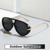 Large Frame Sunglasses Women Fashion Uv Protection Frog Mirror Driving Resort Outdoor Men Shades Eyeglasses Eye Protection