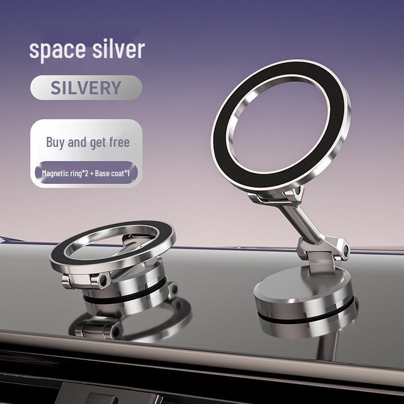 360° Rotating Magnetic Phone Holder – Compact, Multifunctional Stand for Home & Car