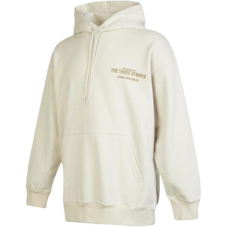 adidas logo hoodie Beige Men s IB2716 M