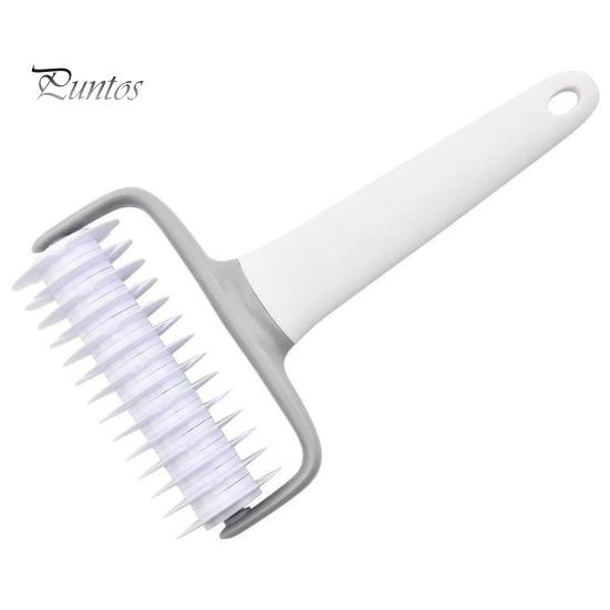 Multifunction 1 Set Pizza Dough Roller Cutter Baking Tool PP Lace Flat Rolling Pin Punch for Restaurant