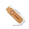Wooden Kazoo Guitar Accompany Decor Wood Harmonica Musical Instrument for Music Lovers Outdoor