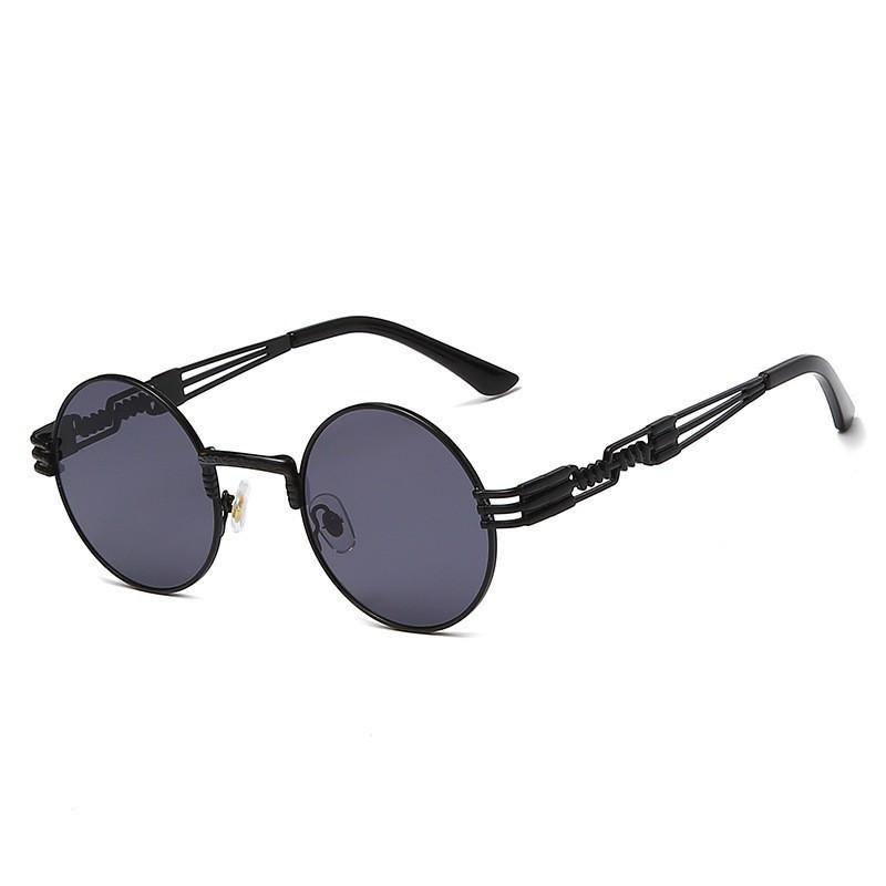 Vintage Sunglasses Punk Steam Prince Glasses Men'S Metal Round Frame Spring Glasses Frame Women'S Sunglasses