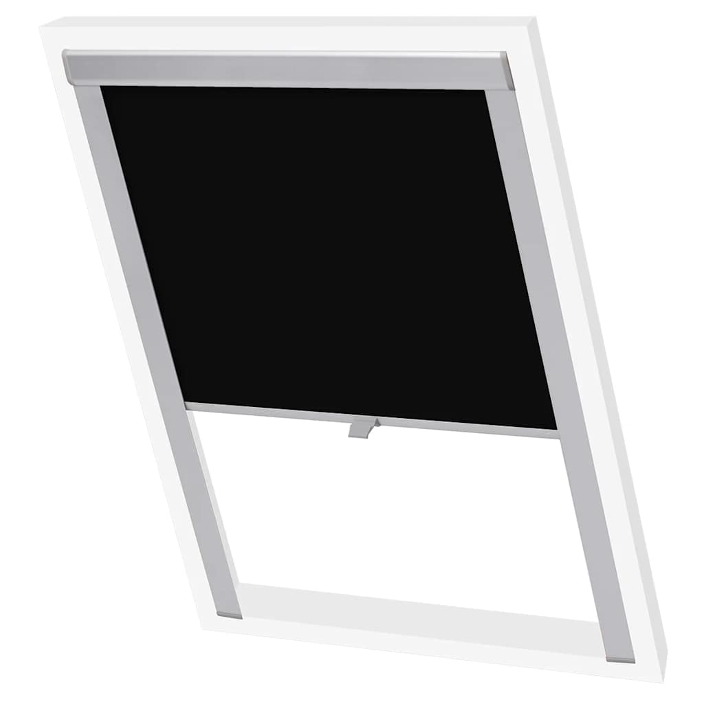 vidaXL Verdunkelungsrollo Schwarz 104 GGL und GGU schwarz