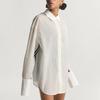 Adidas Originals FW25 Terrace Loose Fit Single Breasted Solid Color Long Sleeve Dress Women dresses KC6538