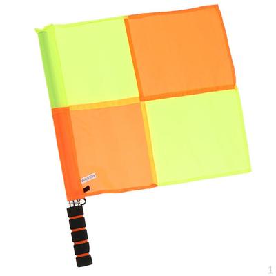 Professional Line Regulation Athletic Soccer Referee Flag - Compact & Durable