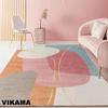Crystal Velvet Light Luxury Scandinavian Simple Style Living Room Carpet Modern Simple Sofa Coffee Table Rug Bedroom Mat
