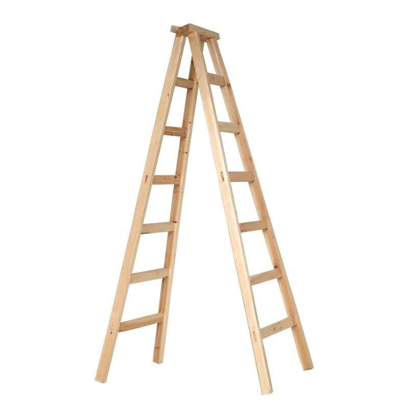 Gongli Wooden Folding A-Frame Ladder