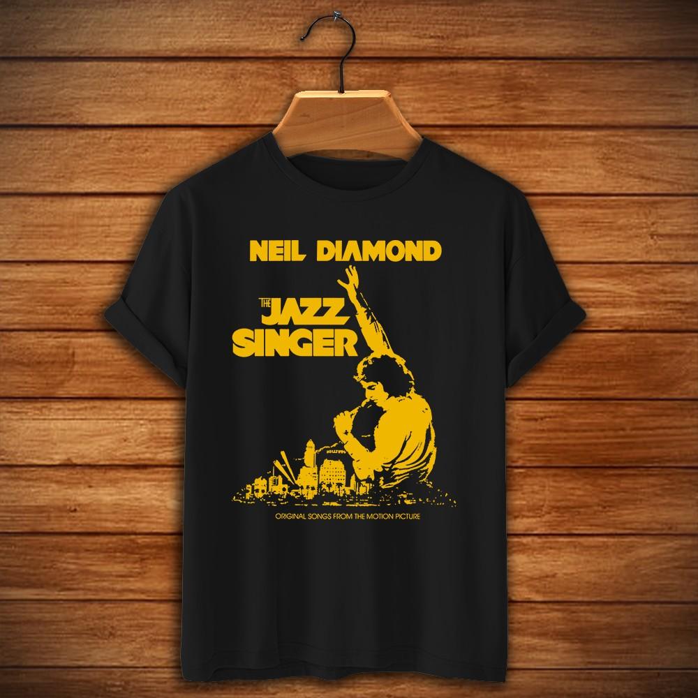 

T Shirt Jazz Music Tee Neil Diamond 1980s Summerlove Love on the Rocks Unisex T-Shirt S