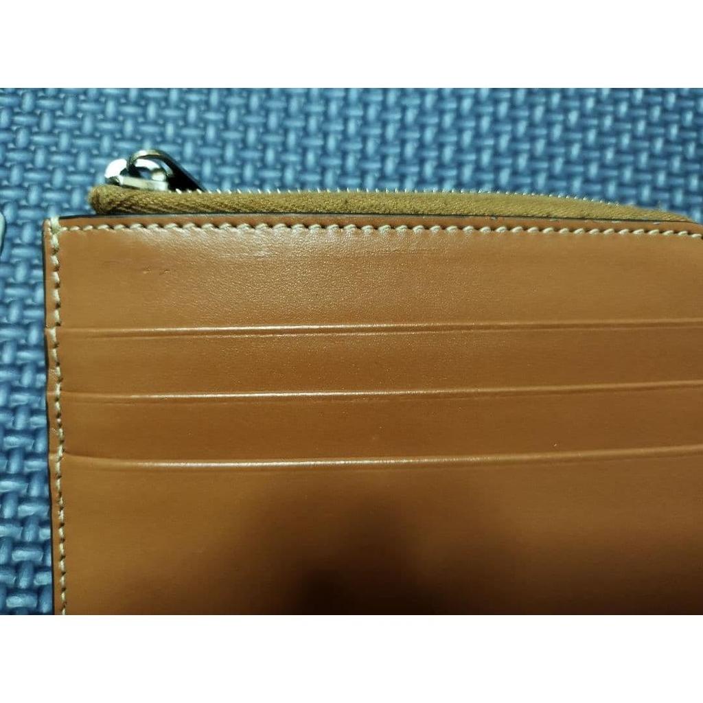 Used Celine Triomphe Zipped Card Holder