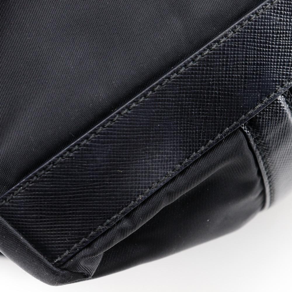 Prada Tote Bag BR2311 NERO Black Nylon/leather Women Used