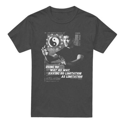 Bruce Lee Unisex Erwachsenen No Way As A Way Melange T-Shirt