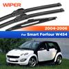 For Smart Forfour W454 2004-2006 2005 Wiper Front & Rear Wiper Blades Windshield Windscreen Window Brushes 26"+18"+14"