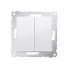 Double Stair Switch Without Pictogram (module) 10AX, 250V~, Screw Terminals