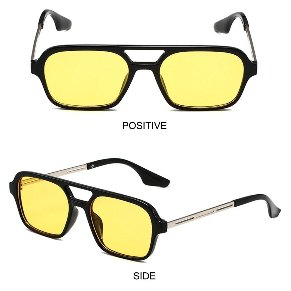 Luxury Brand UV400 Protection Square Sunglasses Retro Style Summer Shades Vintage Eyeglasses Beach/Travel/Streetwear