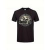 Men'S Vintage Glory Bounds Motorcycle USA Heavy Metal Graphic T-Shirt | Black Retro Biker Tee with REBGRDE CLASSICS & Iron Metal Design, Regular Fit