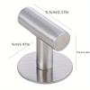 Stainless Steel Hardware Bathroom Towel Bar Hook Wall Mounted Coat Robe Clothes Hook for Kitchen Garage